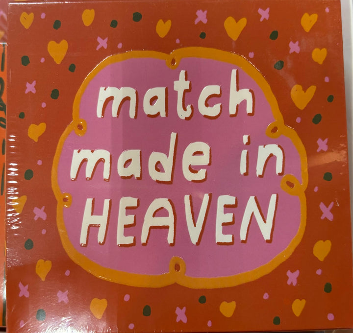 Safety Matches in Matchbox w/ Saying, 4 Styles