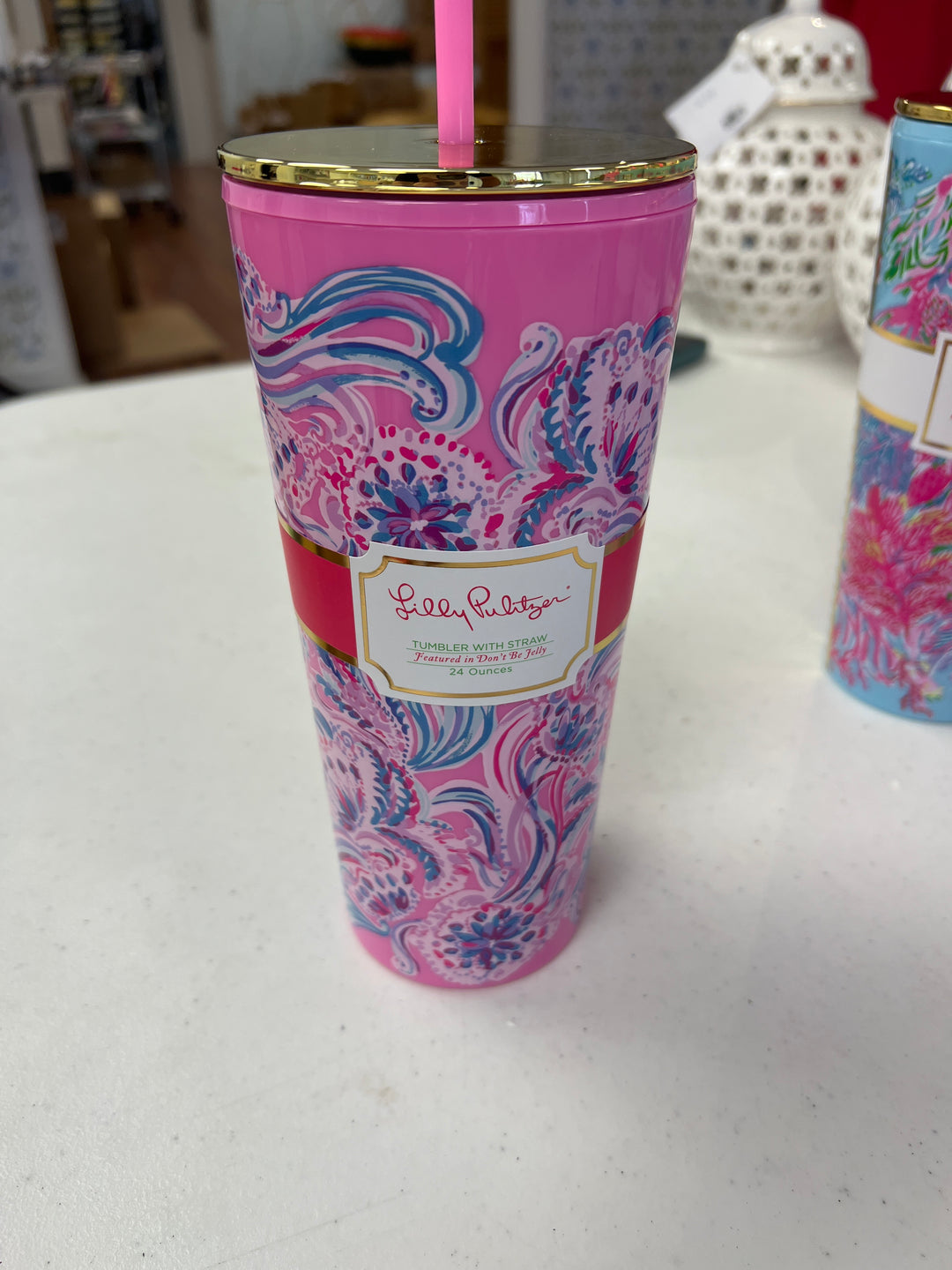 Tumbler with Straw, Don't Be Jelly