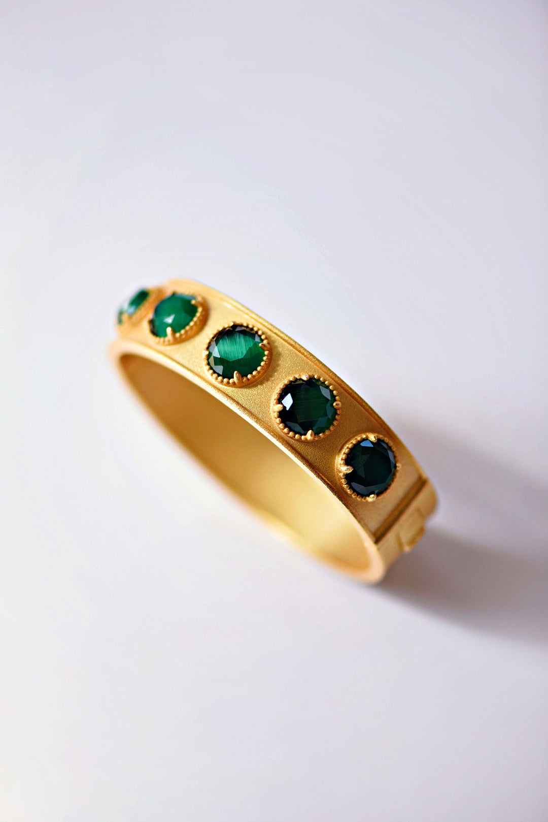 Clara Bangle Emerald Green