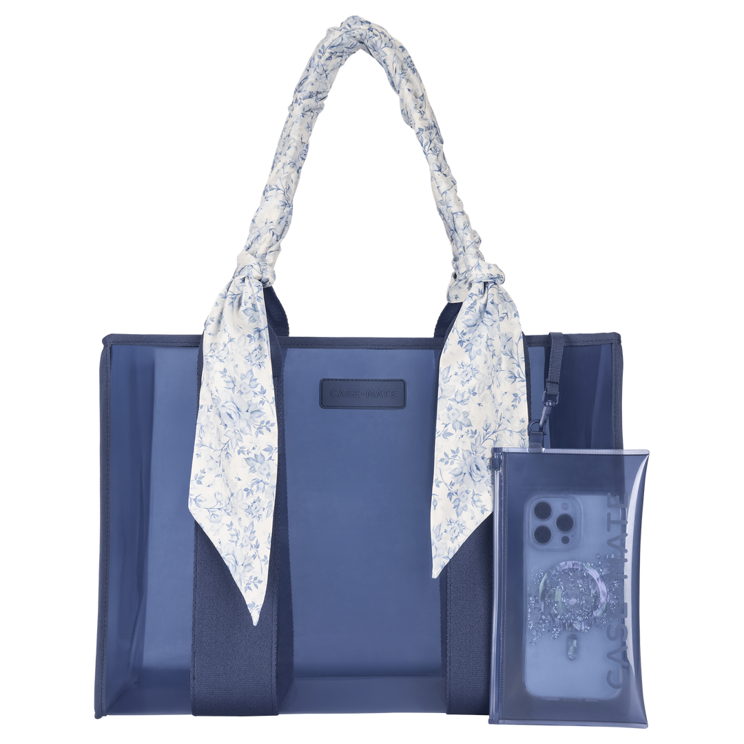 Jelly Tote w/ Phone Pouch - Something Navy Twilly
