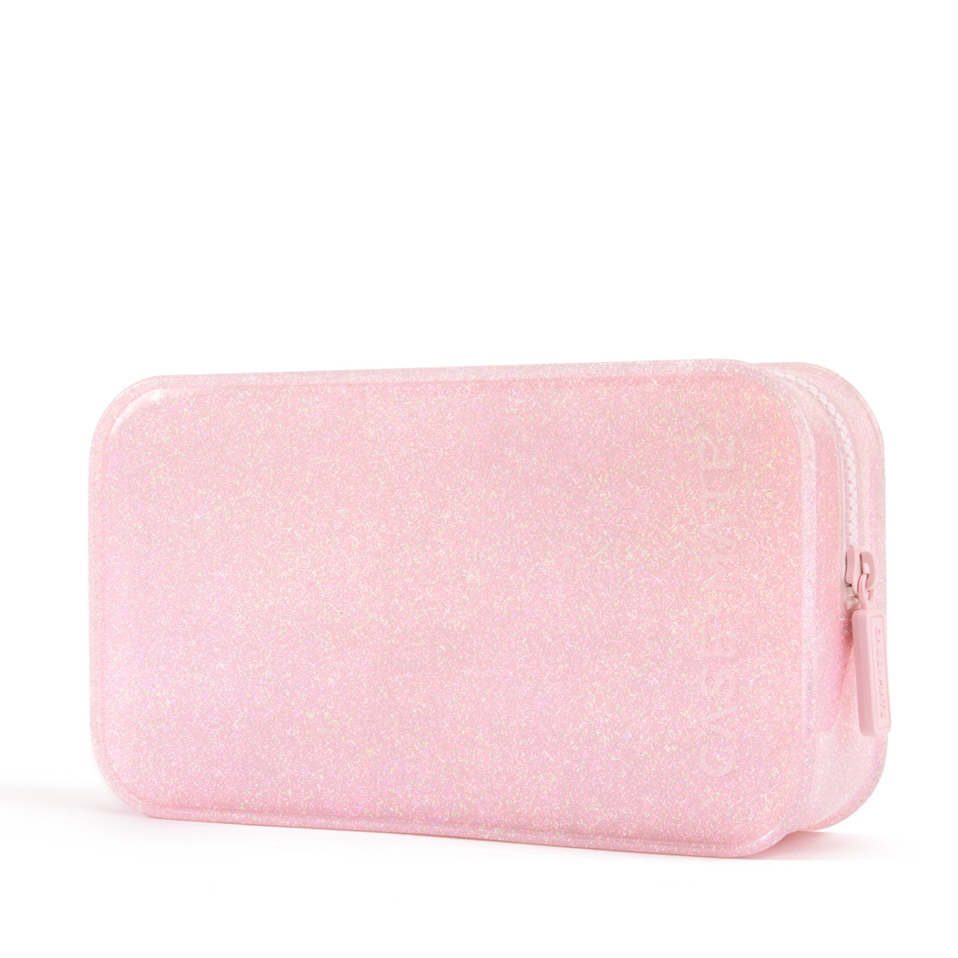 Jelly Makeup Bag - Ballet Pink Twinkle
