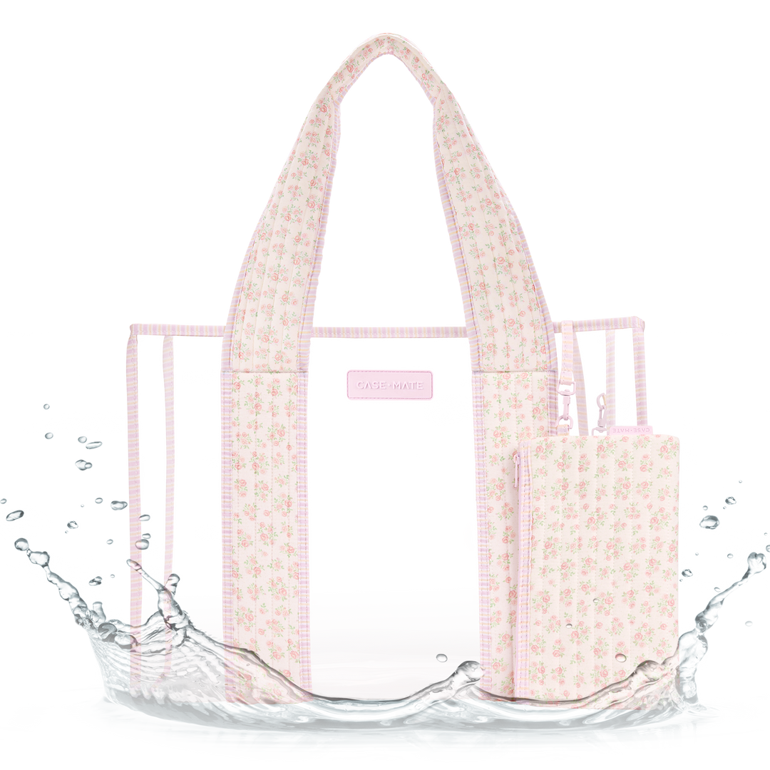 Jelly Tote w/ Phone Pouch - Quilted Ditsy Floral
