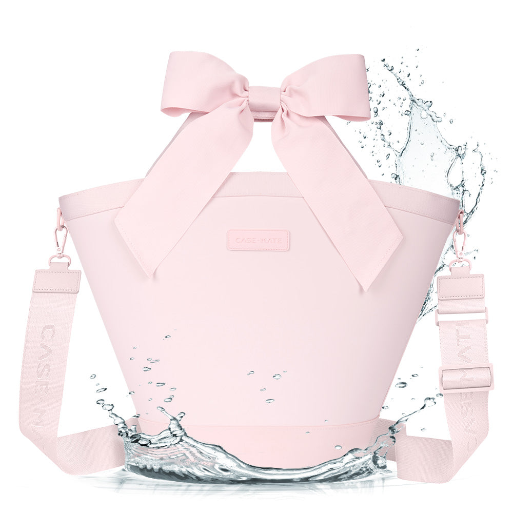 Cooler Tote - Ballet Pink Bow