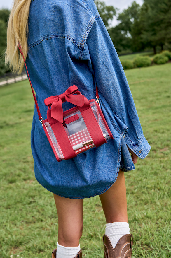 Case-Mate Jelly Stadium Bag - Varsity Red Bow