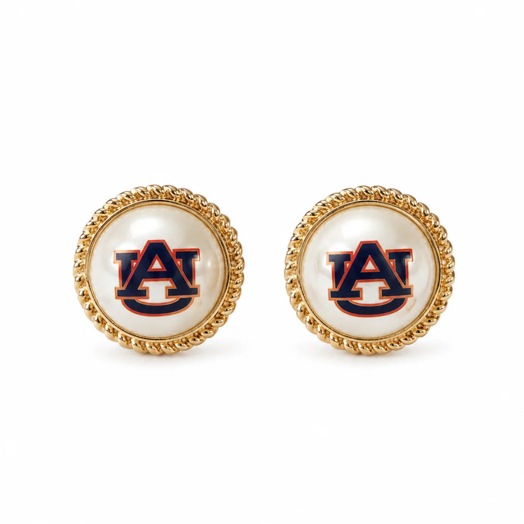 Auburn Pearl Studs