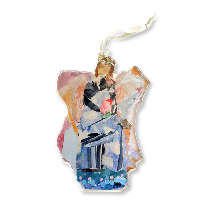 Angel Of Glory Acrylic Ornament