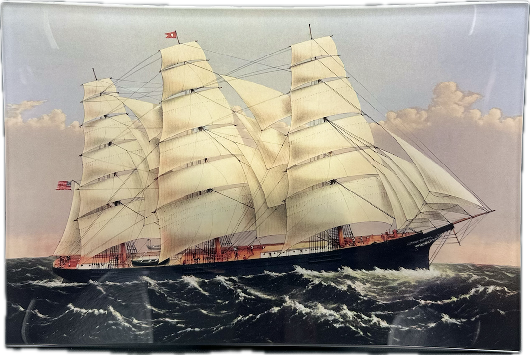 Vintage Maritime Ship Plate