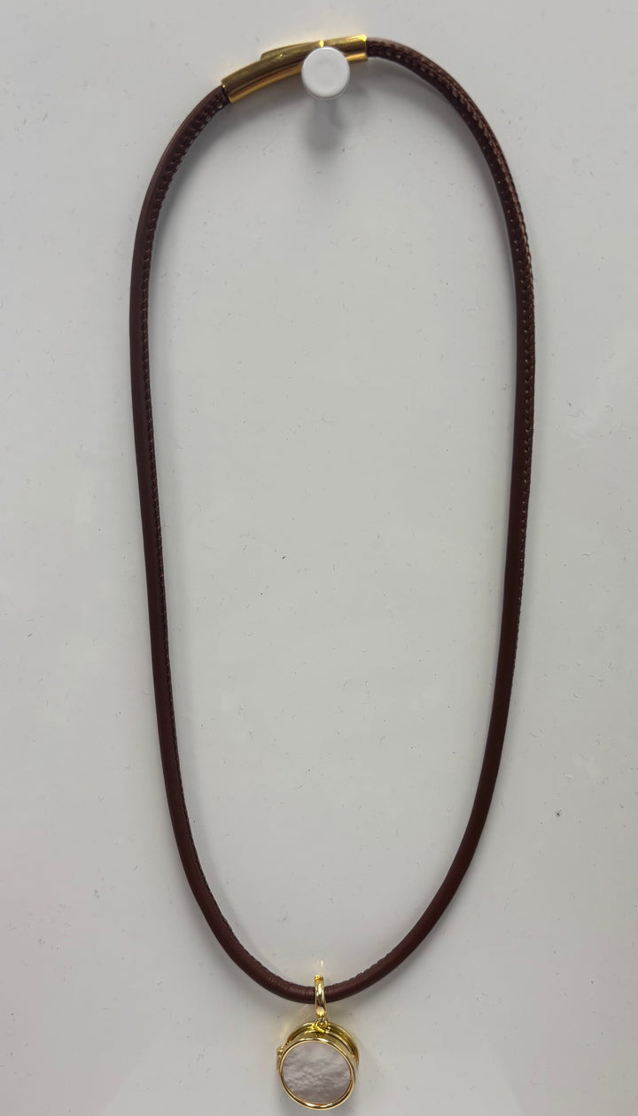 Vegan Leather Necklace