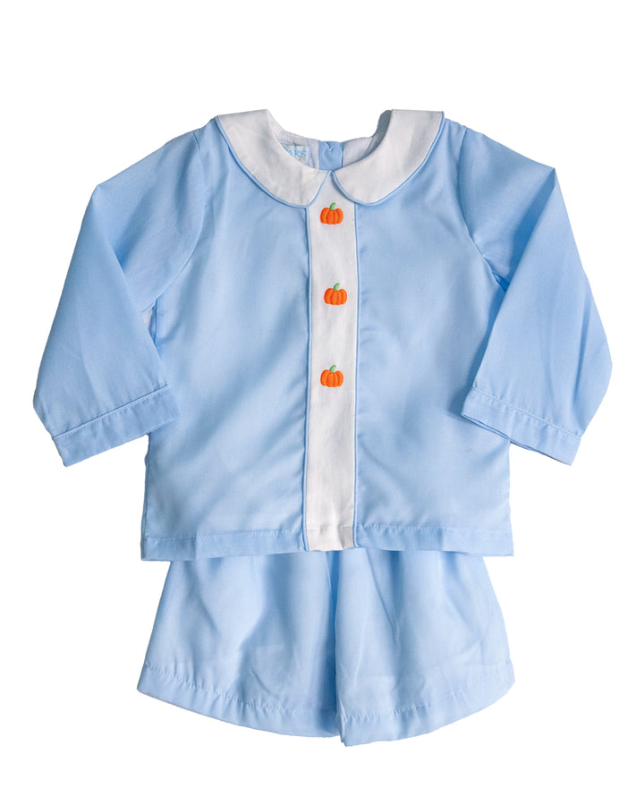 Timothy Blue Pumpkin Short Set