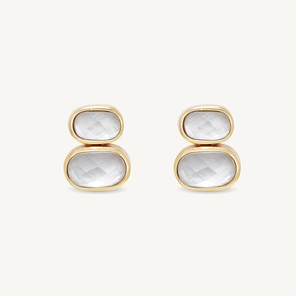 Mercer Double Gemstone Drops