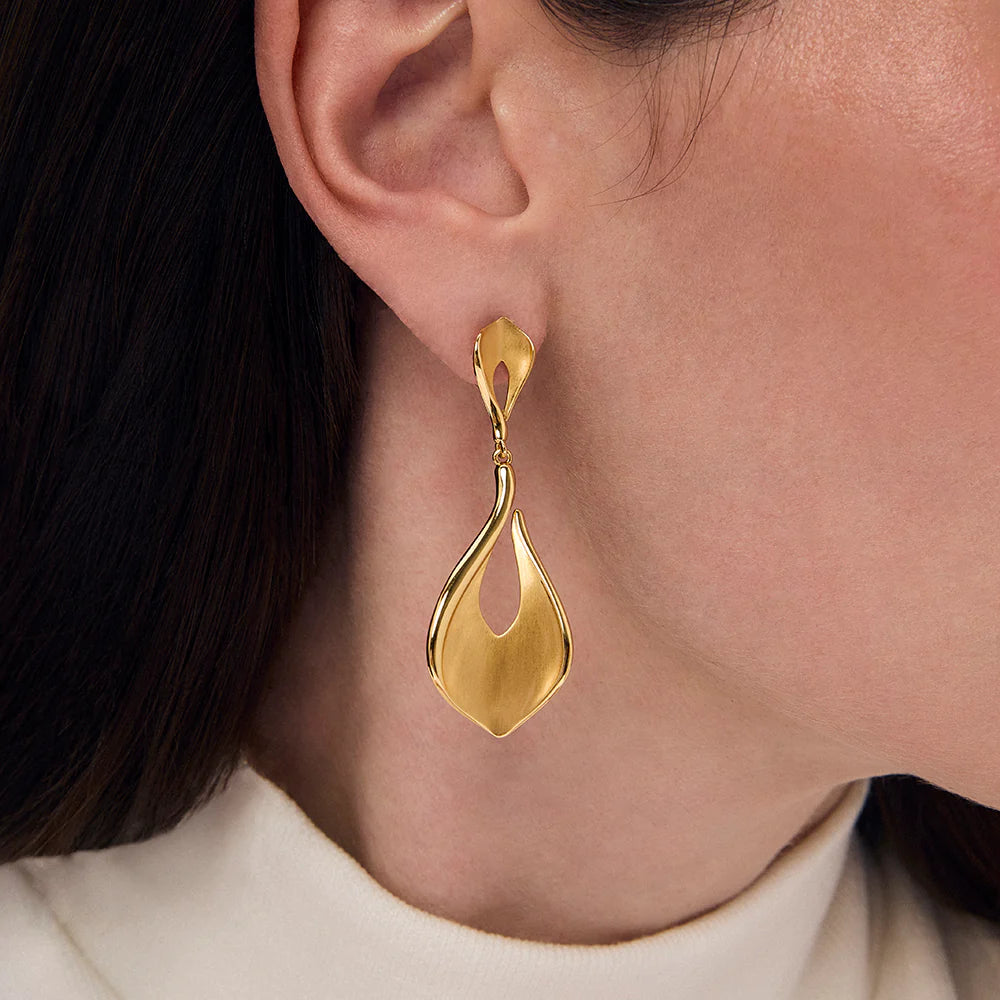 Lanta Drop Earrings - Gold