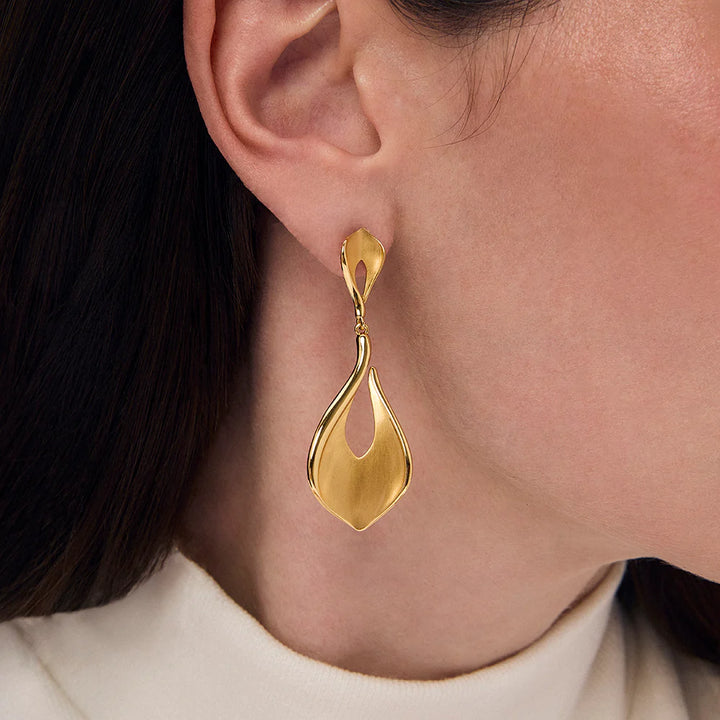 Lanta Drop Earrings - Gold
