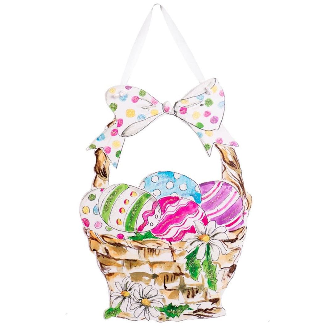 Classic Easter Basket PVC Door Hanger