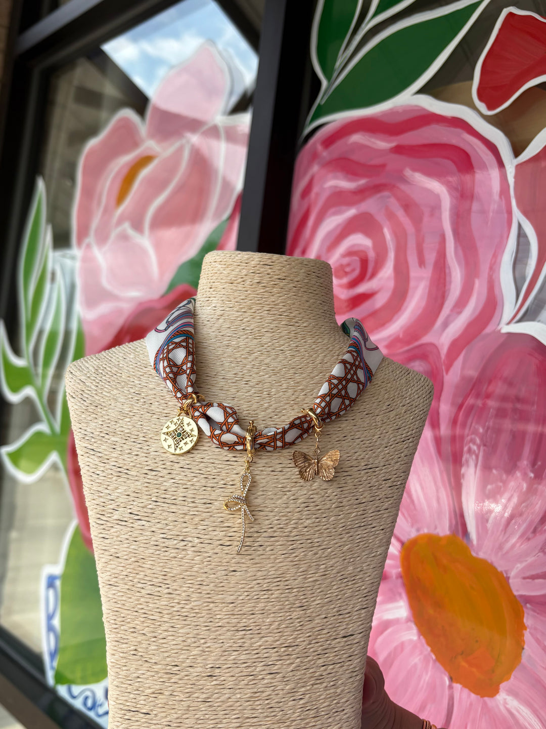 Scarf necklace