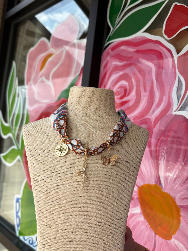 Scarf necklace