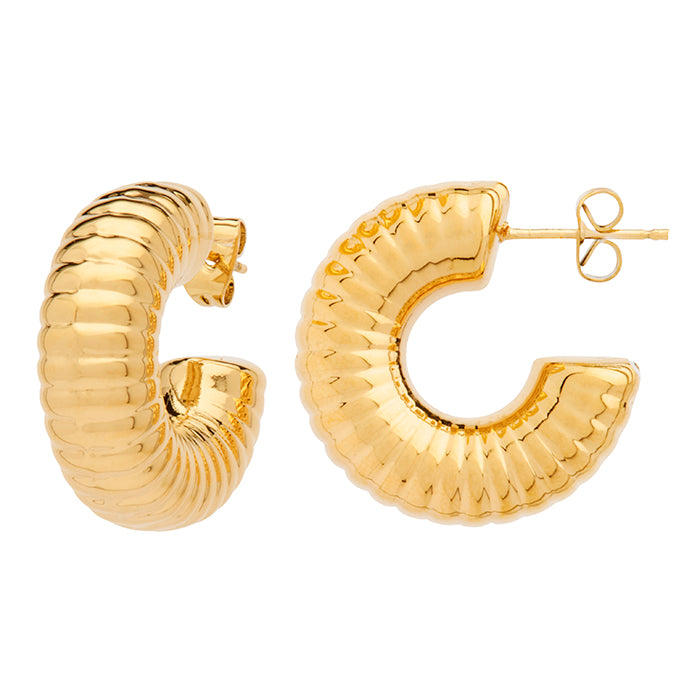 Gold Huggie Earring