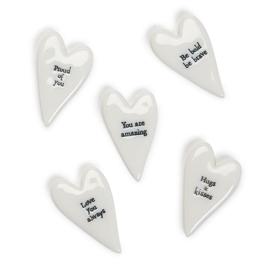 Small Heart Pebble w/Saying Includes 5 Designs