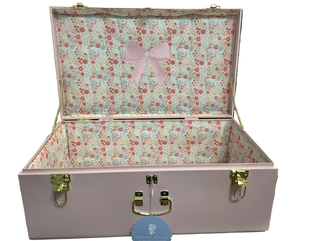 Pink Bow Keepsake Trunk