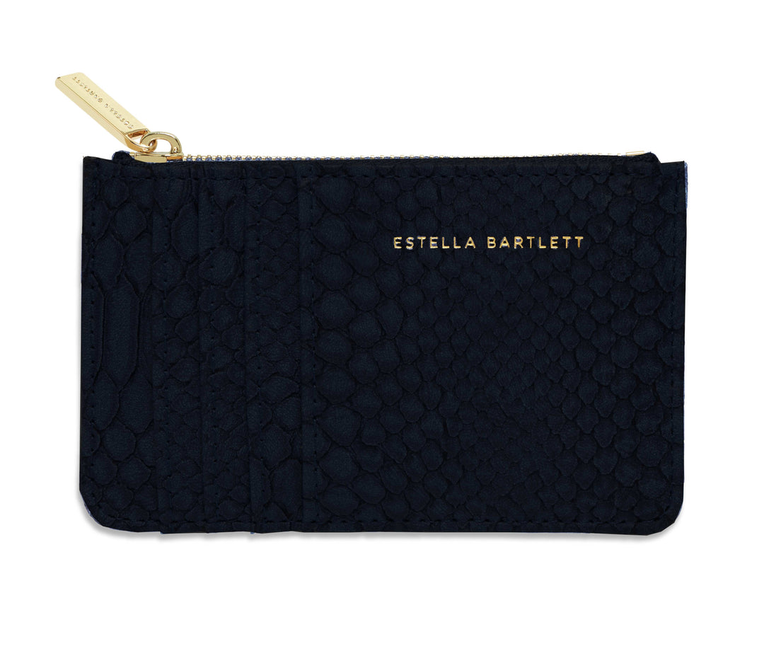 Card Purse - Black - Snake