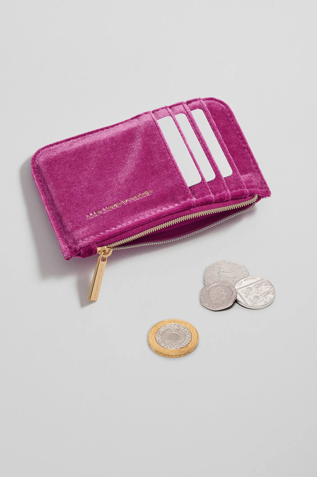 Quilted Card Purse - Pink