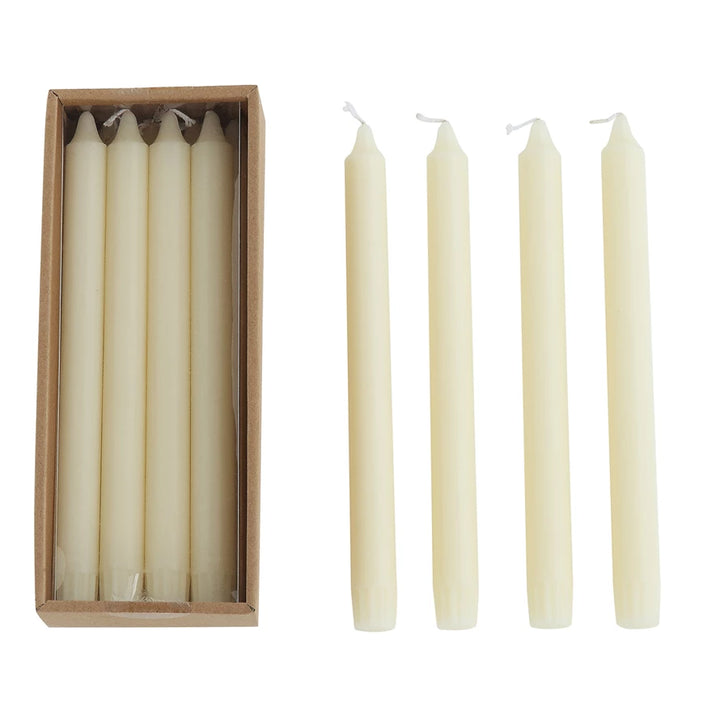 10"H Unscented Taper Candles