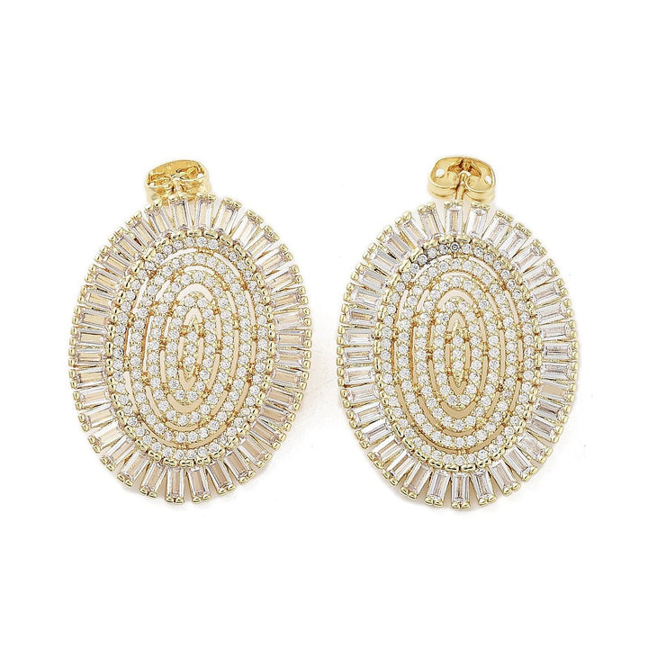 Statement earrings Real 18K Gold Plated