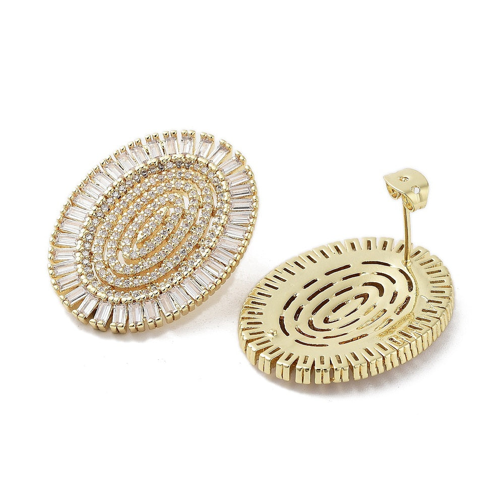 Statement earrings Real 18K Gold Plated