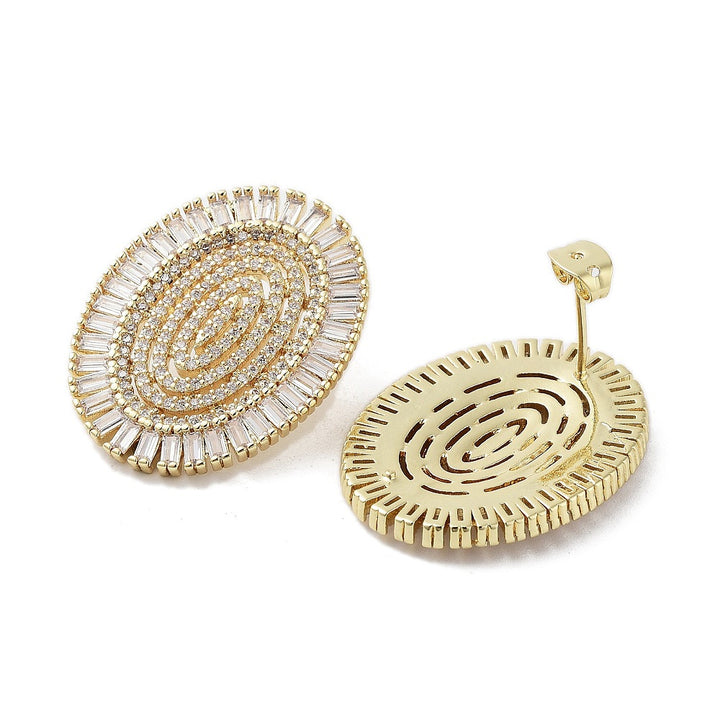 Statement earrings Real 18K Gold Plated