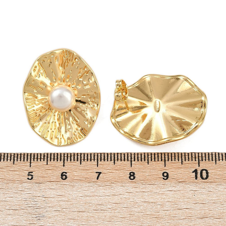 Statement earrings Real 18K Gold Plated