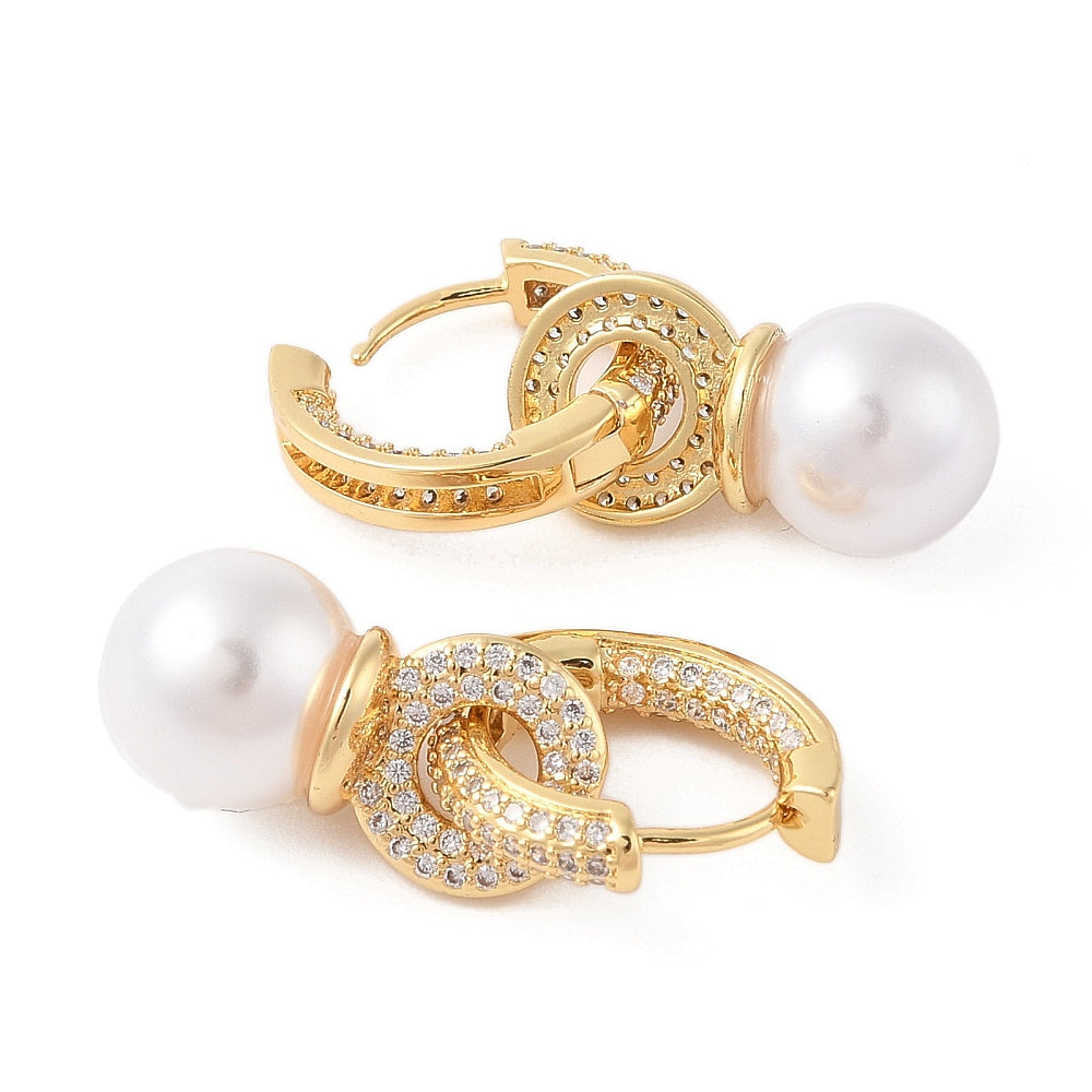 Earring Huggie Real 18K plated