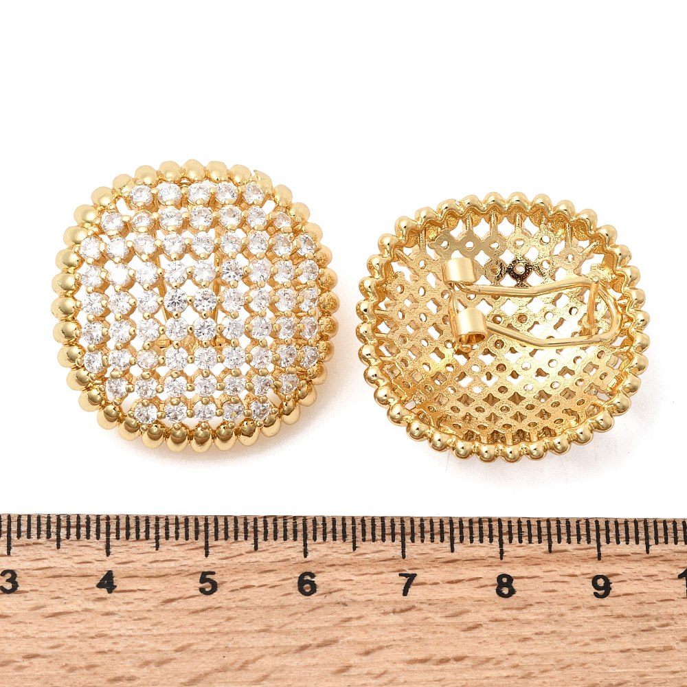 Statement earrings Real 18K Gold Plated