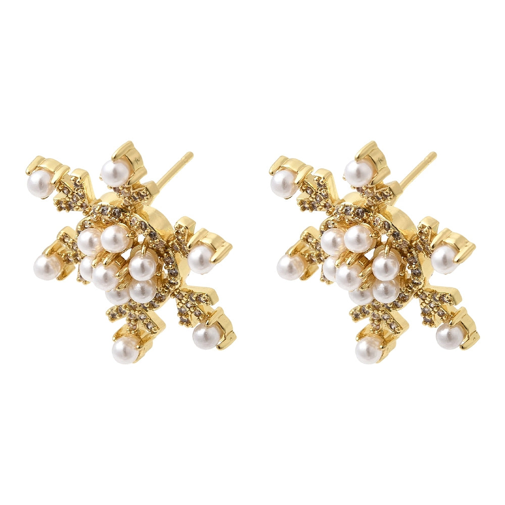 Statement earrings Real 18K Gold Plated