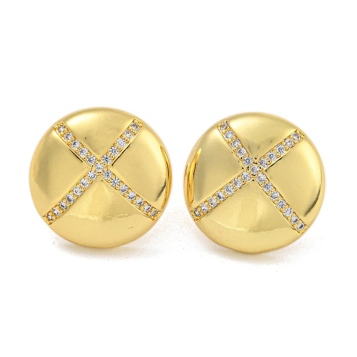 Statement earrings Real 18K Gold Plated