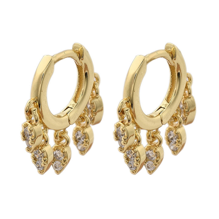 Earring Huggie Real 18K plated