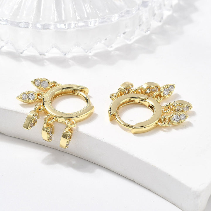 Earring Huggie Real 18K plated