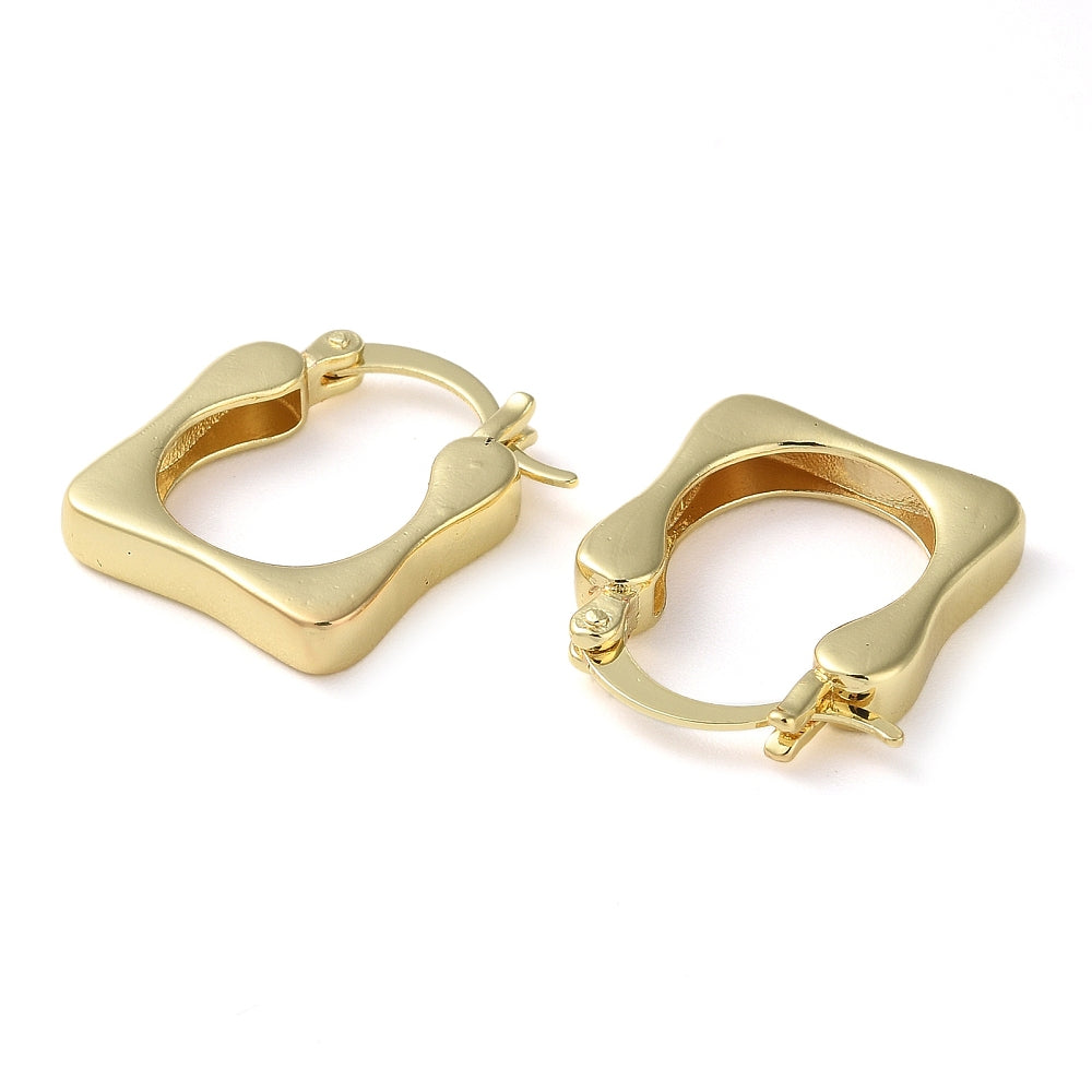 Earring Huggie Real 18K plated