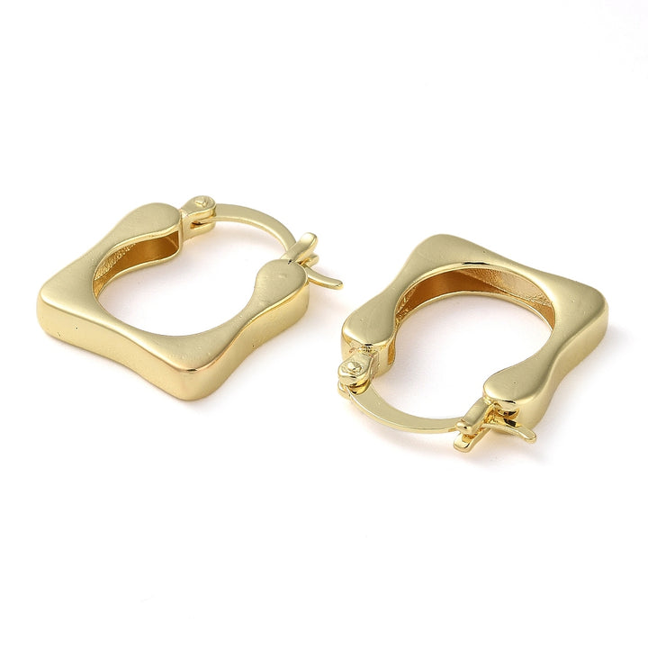Earring Huggie Real 18K plated