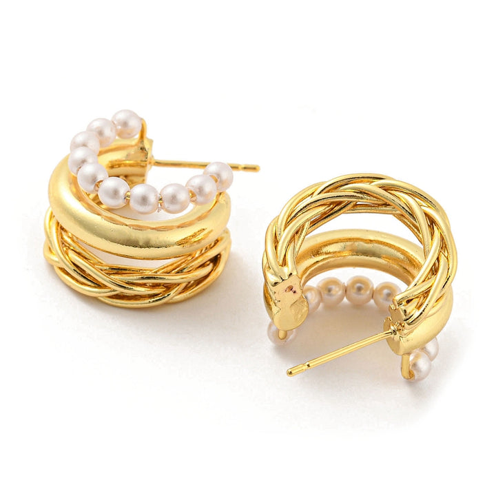 Earring Huggie Real 18K plated