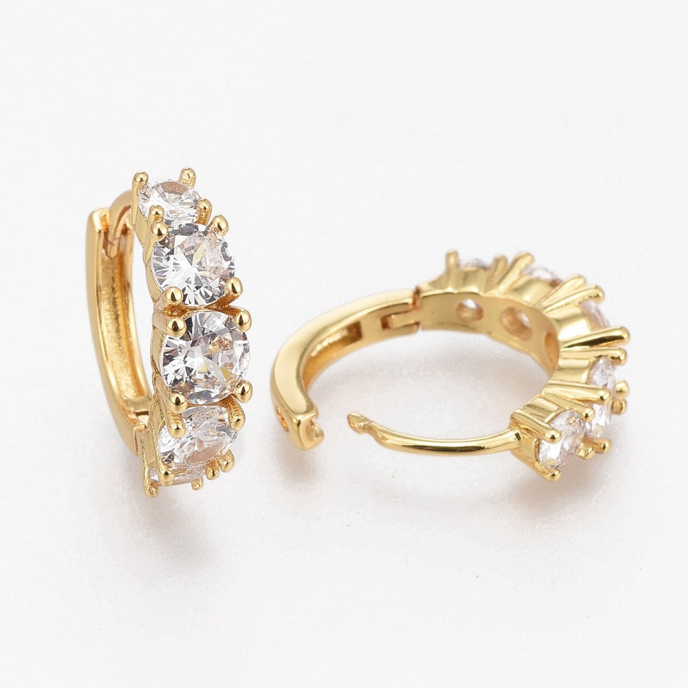 Earring Huggie Real 18K plated