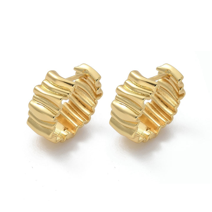 Earring Huggie Real 18K plated