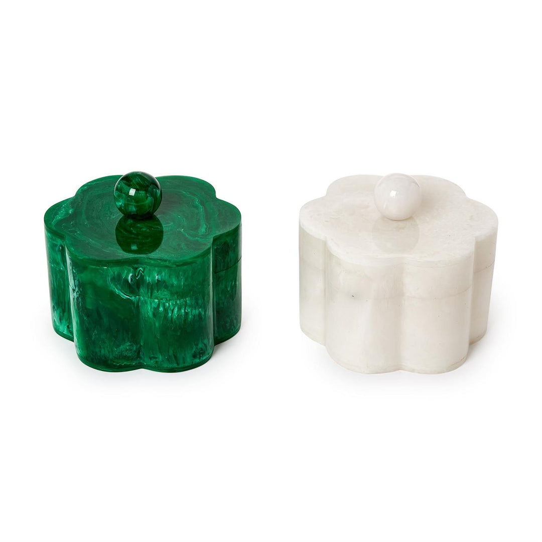 Marbleized Resin Covered Box