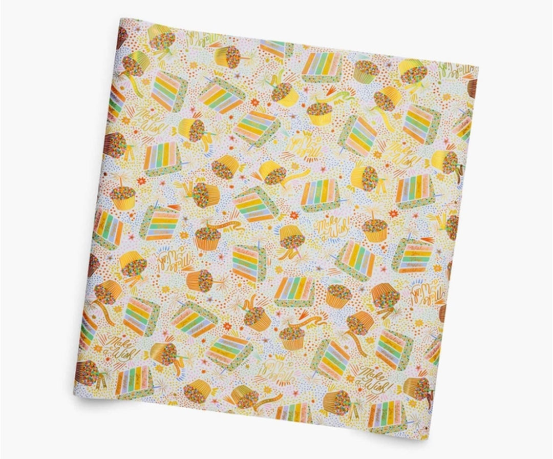 Rifle Paper Co Birthday Cake Wrapping Paper