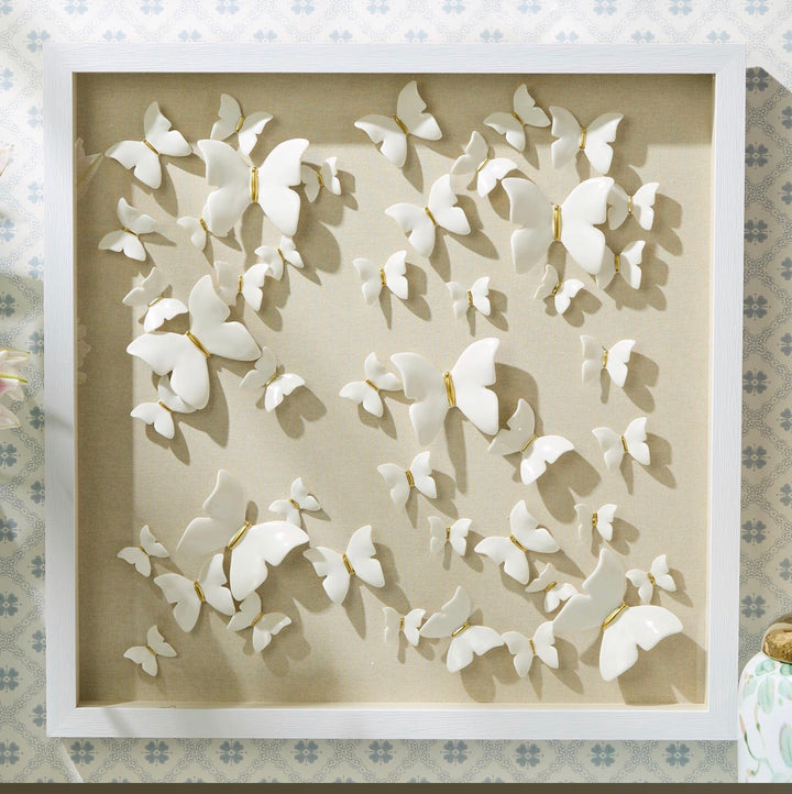 BUTTERFLIES SHADOW BOX WALL ART