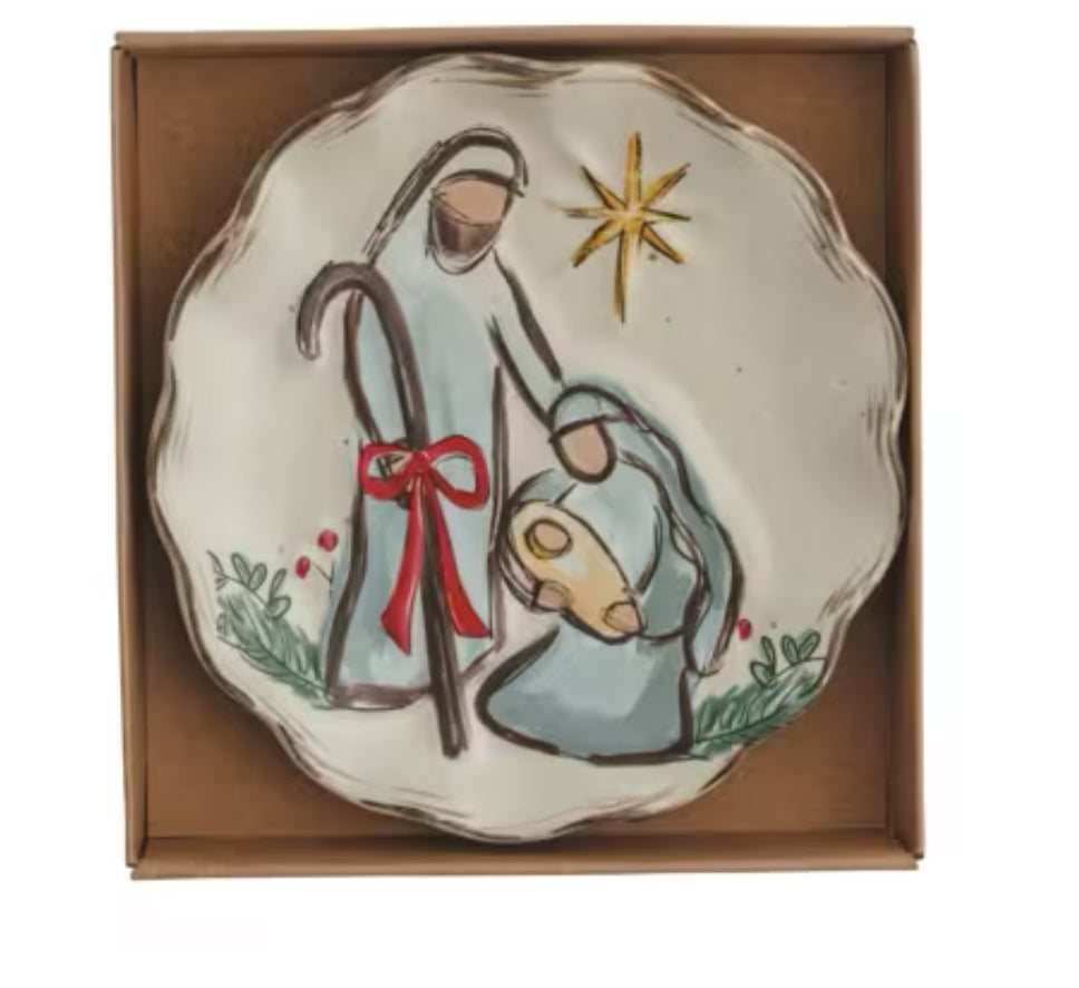 Mary Tidbit Plate