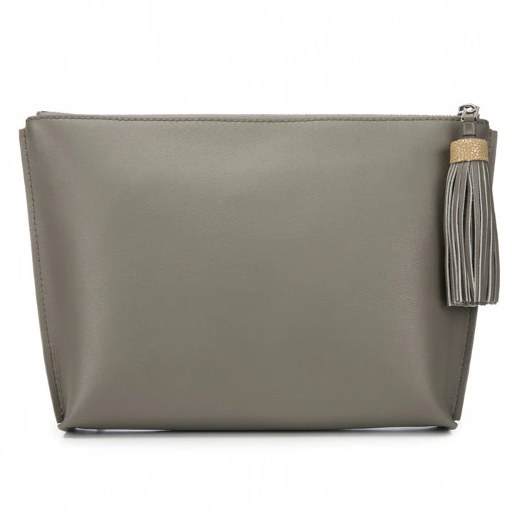 Jen Zip Pouch Oversize Tassel