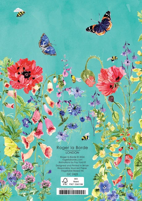 Wild Garden Home Greeting card single
