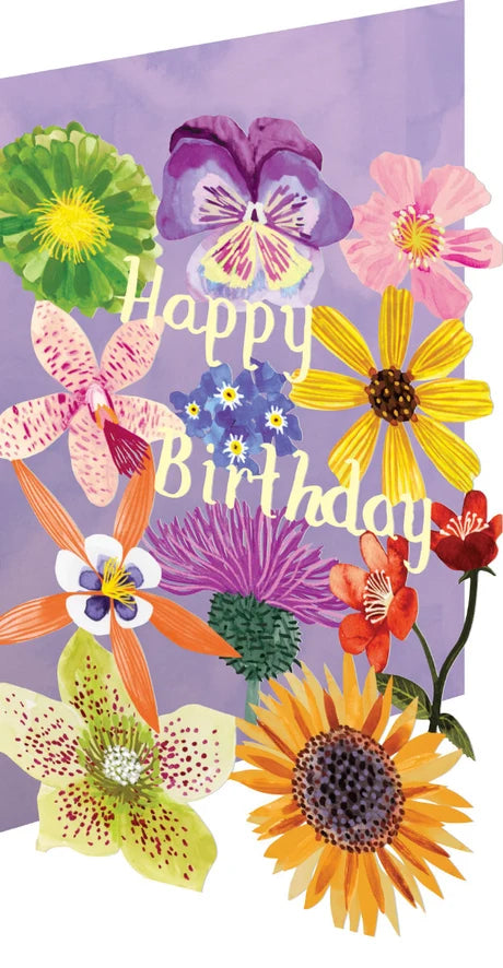 Supernova Birthday Lasercut Card single