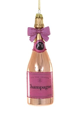 CHAMPAGNE WITH BOW-PINK