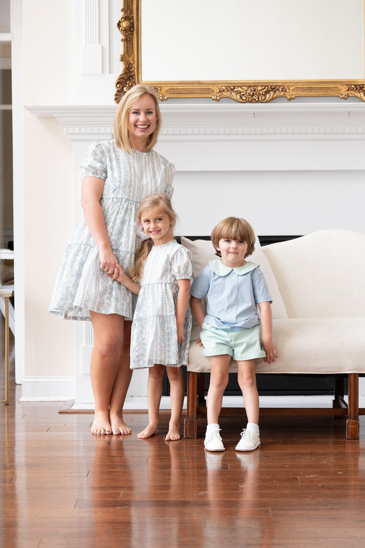 Zoe Mom Garden Trellis Dress