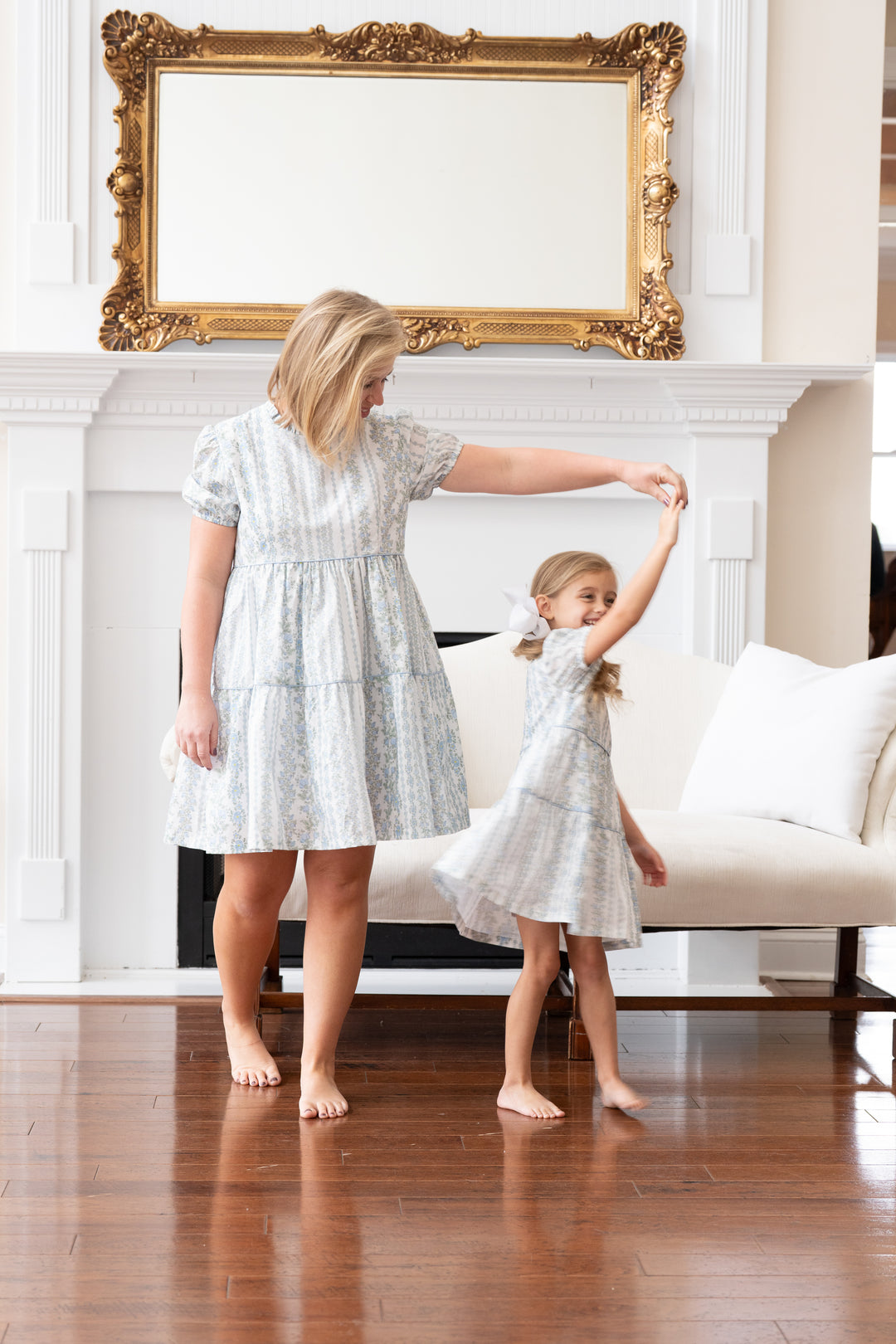 Zoe Mom Garden Trellis Dress